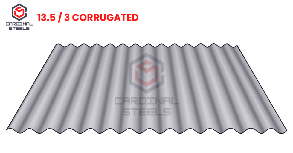 Corrugated Steel Roofing Sheets 1 Metre to 10 Metres Long