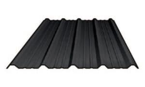 32/1000 profile roof sheet in black