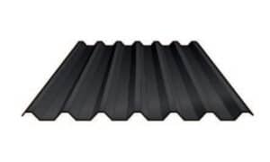 34/1000 profile roof sheet in black