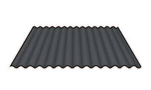 corrugated roof sheet in anthracite