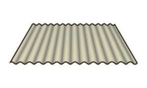 corrugated roof sheet in meadowland