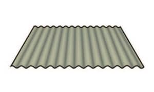 corrugated roof sheet in moorland