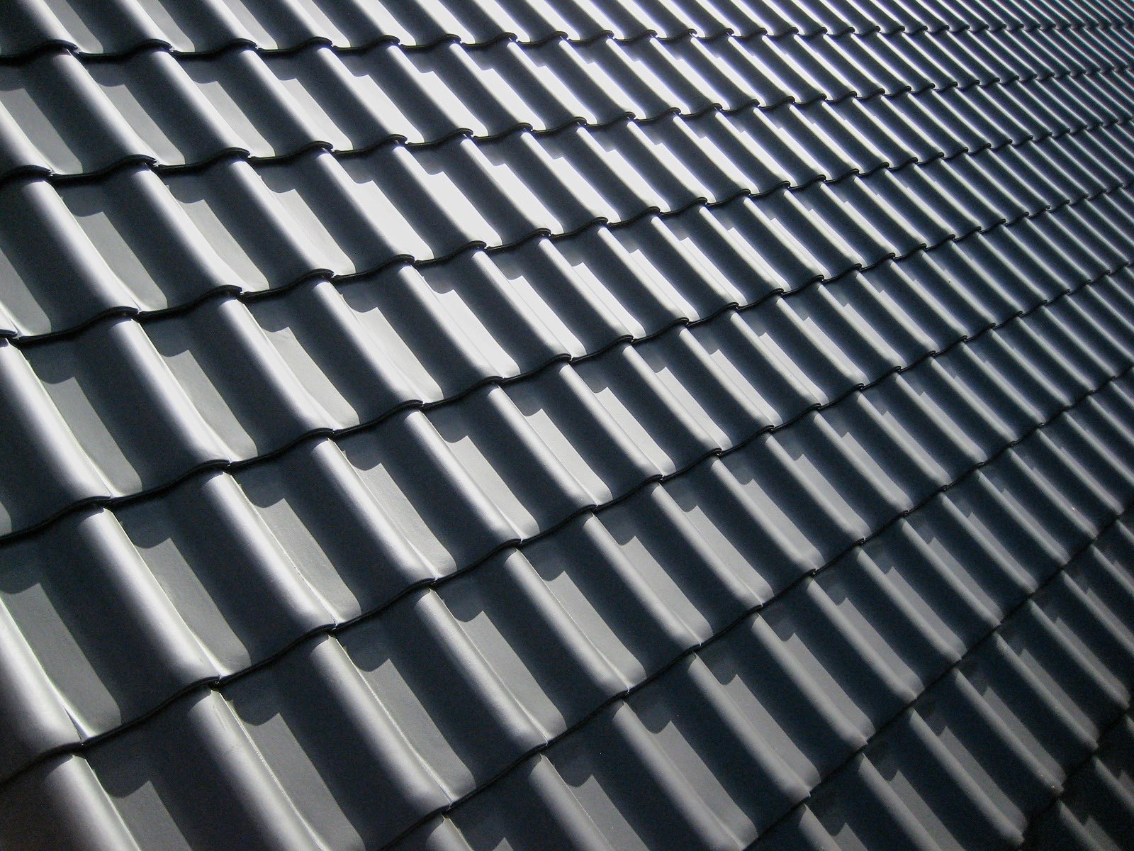 pattern of grey roof tiles