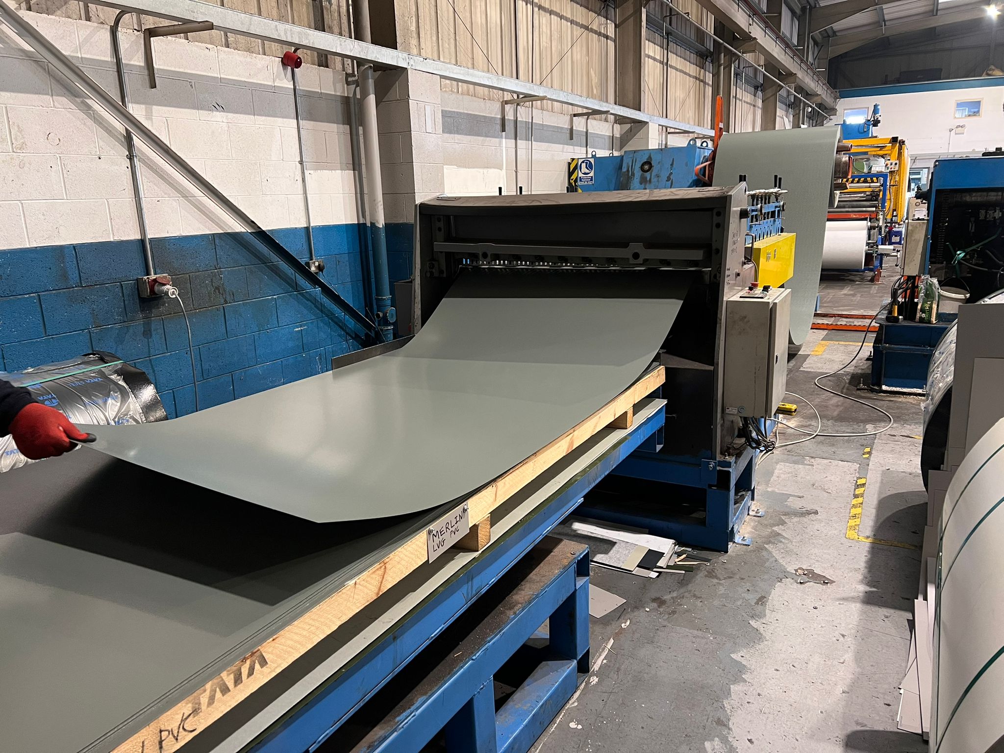 Flat Sheets 4 Flat metal sheets in warehouse